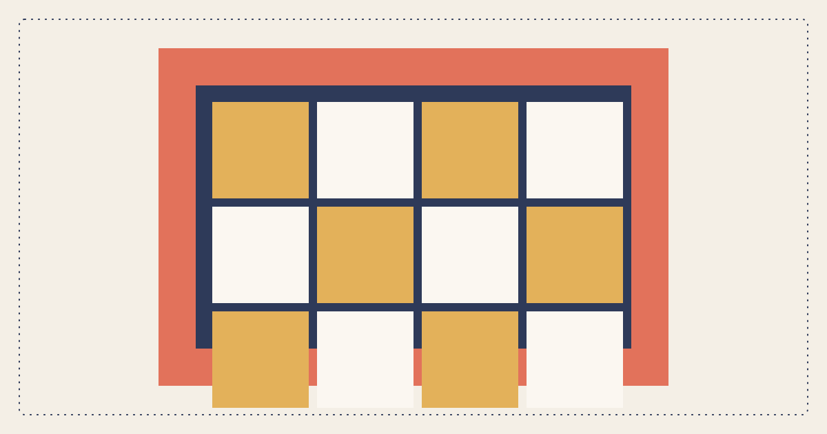 A quilt center with a narrow inner border and a wide outer border