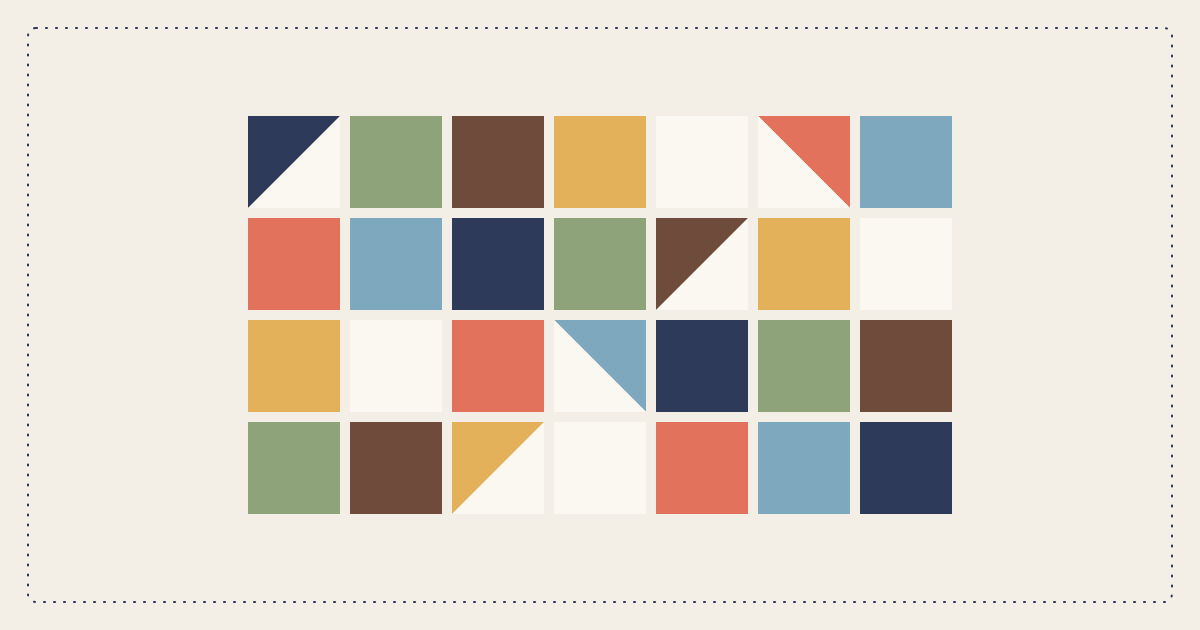 A pieced quilt top whose fabric yardage comes from the blocks in the design